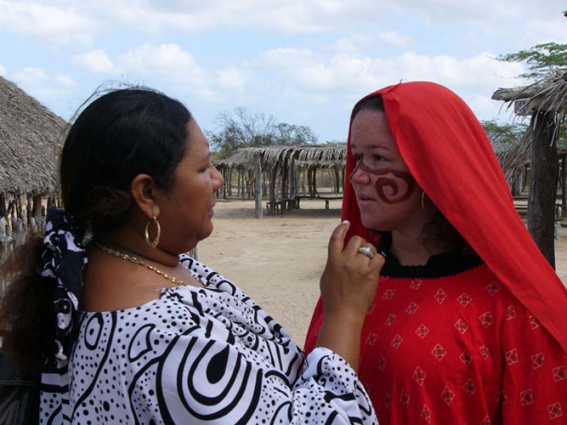 Cultura Wayuu, Cabo de la Vela, Peninsula de la Gu...