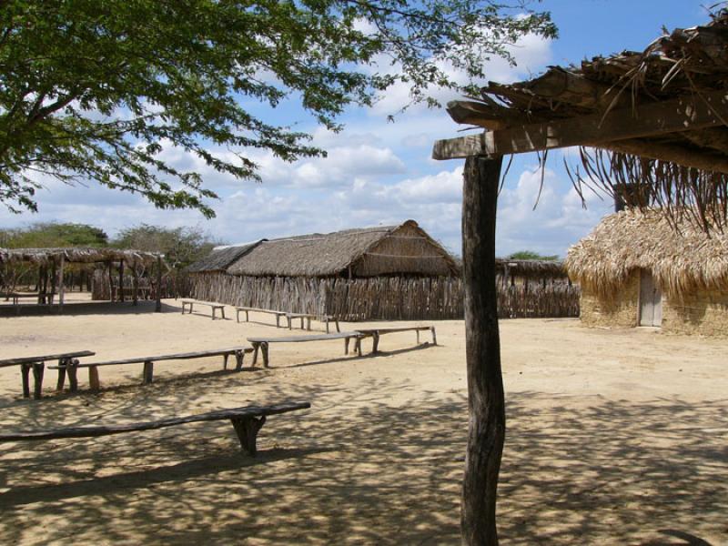 Rancheria Wayuu, Cabo de la Vela, Peninsula de la ...