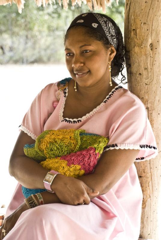 Muejr Wayuu, Cabo de la Vela, Peninsula de la Guaj...