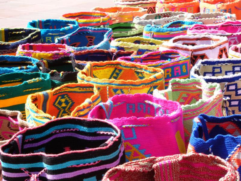 Mochilas Wayuu, Riohacha, La Guajira, Colombia