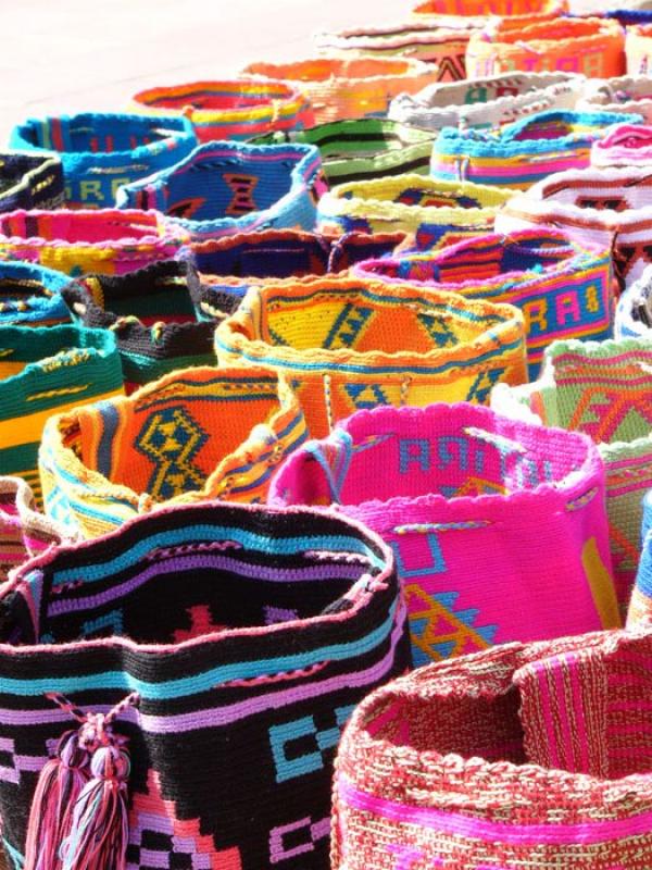 Mochilas Wayuu, Riohacha, La Guajira, Colombia