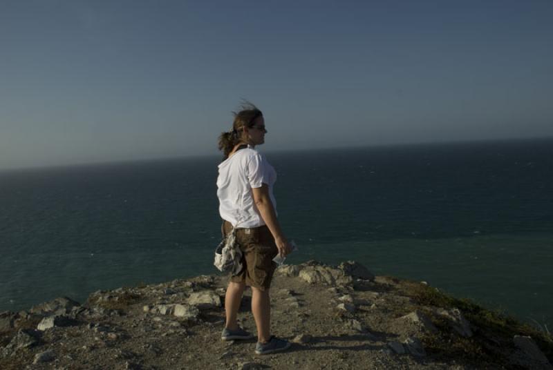 Mujer en el Cabo de la Vela, Peninsula de la Guaji...