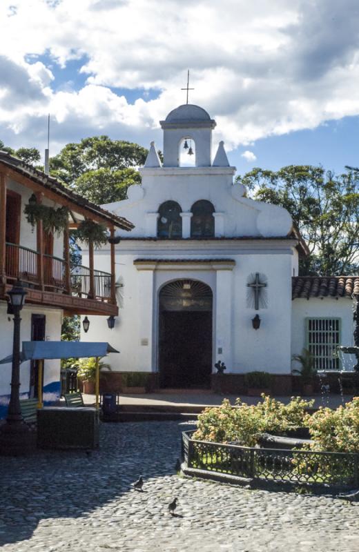 Iglesia del Pueblito Paisa, Medellin, Antioquia, C...