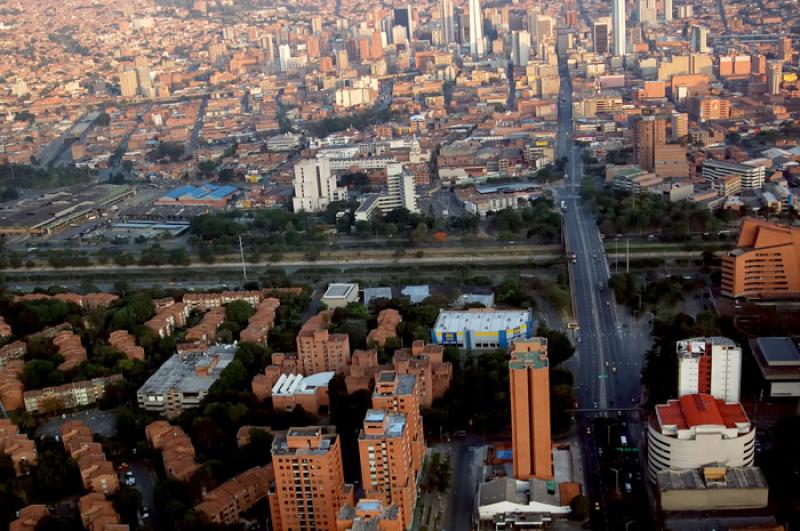 Panoramica de la Ciudad de Medellin, Antioquia, Co...