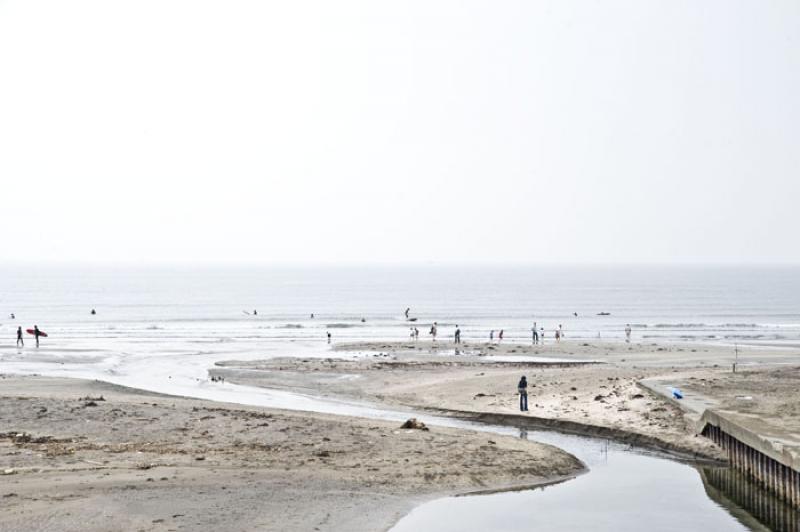 Playa de Yuigahama, Yuigahama, Kamakura, Kanagawa,...