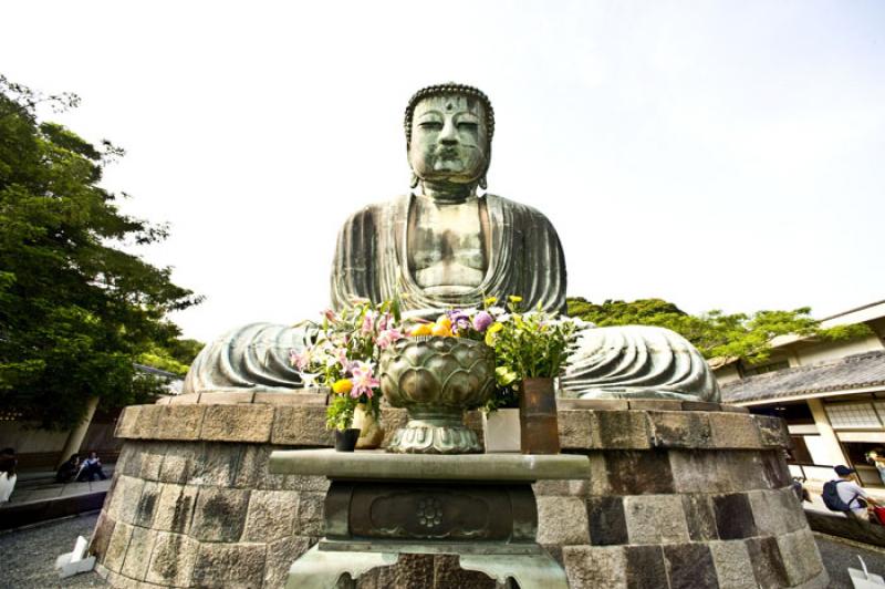 Gran Buda Daibutsu, Kamakura, Kanagawa, Kanto, Jap...