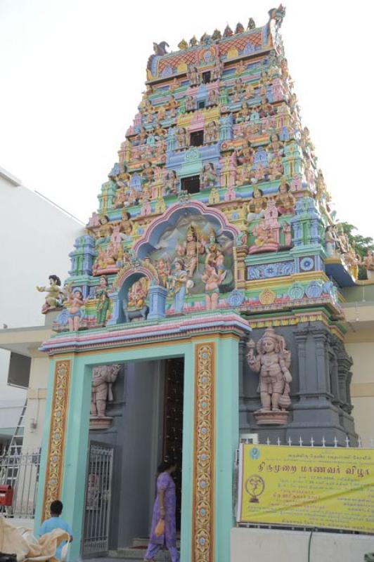 Templo Sri Mariamman, Republica de Singapur, Singa...