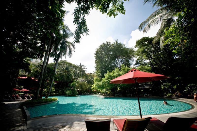 Piscina de un Hotel, Bangkok,Tailandia, Asia