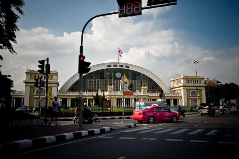 Hua Lamphong la Estacion de Tren, Bangkok, Tailand...