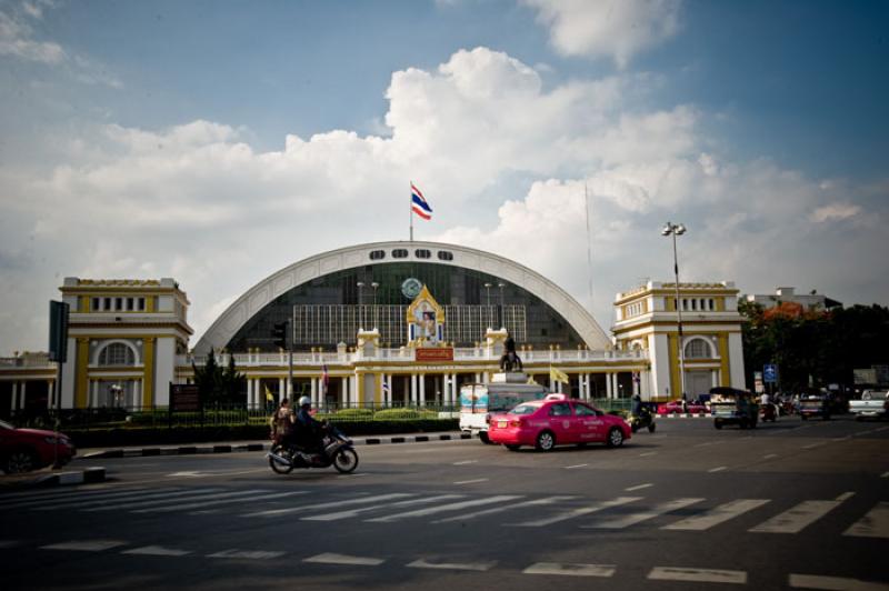 Hua Lamphong la Estacion de Tren, Bangkok, Tailand...