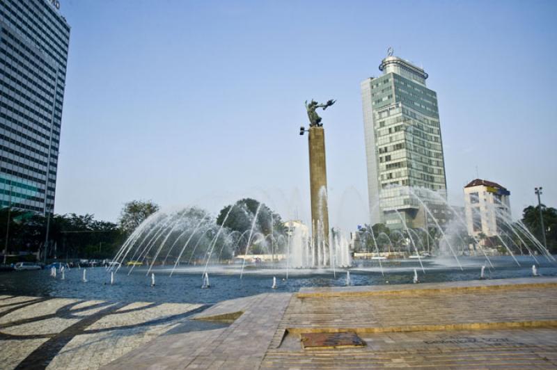 Monumento de Bienvenida, Jakarta, Java, Indonesia,...