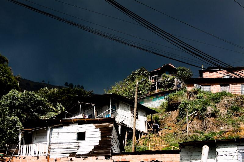 Barrio Santo Domingo, Medellin, Antioquia, Colombi...