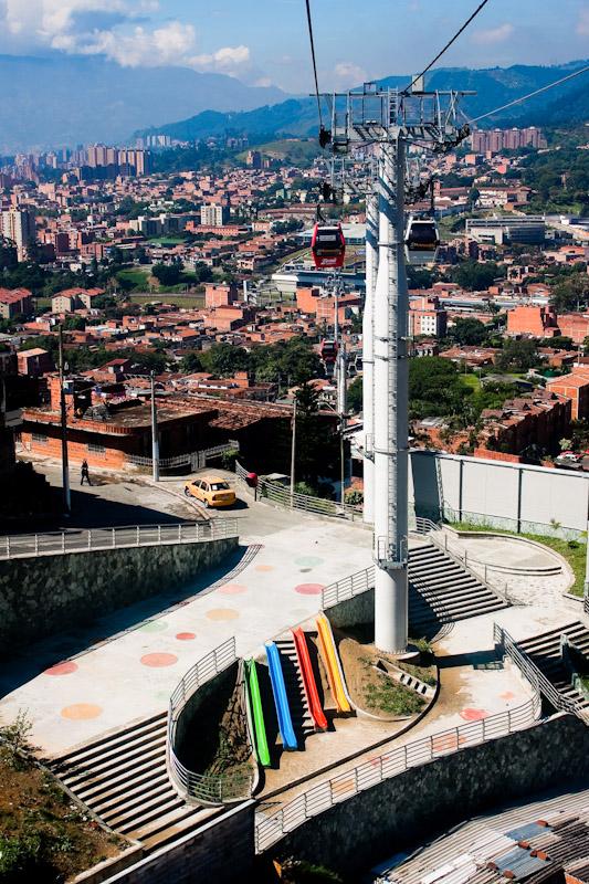 Metrocable Nuevo Occidente, Medellin, Antioquia, C...