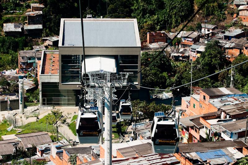 Metrocable Nuevo Occidente, Medellin, Antioquia, C...