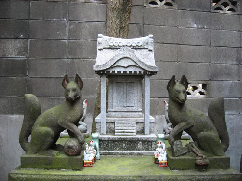 Estatuas de Inari, Tokio, Japon, Este de Asia