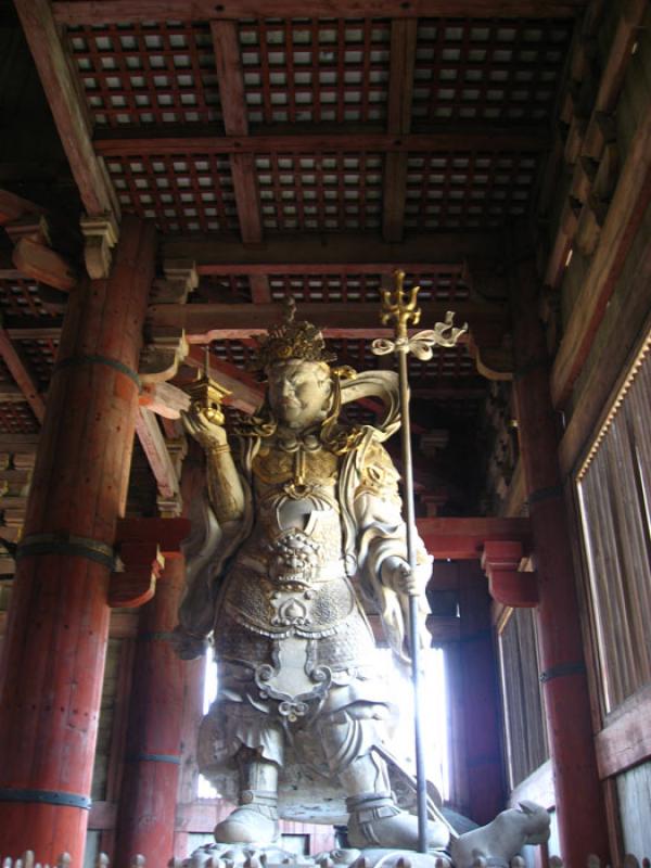 Vaisravana, Templo Todai-ji, Nara, Kansai, Japon, ...