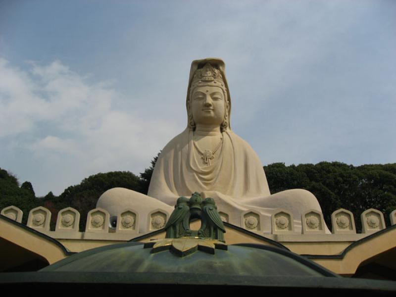 Estatua de Buda, Kioto, Prefectura, Honshu, Japon,...