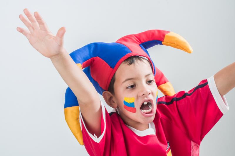 Niño Celebrando