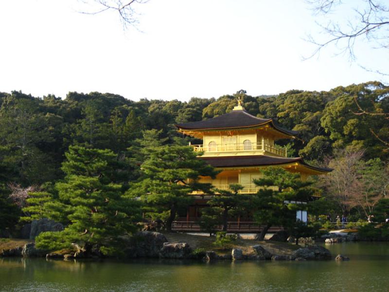 Templo de Kinkakuji, Kioto, Prefectura, Honshu, Ja...