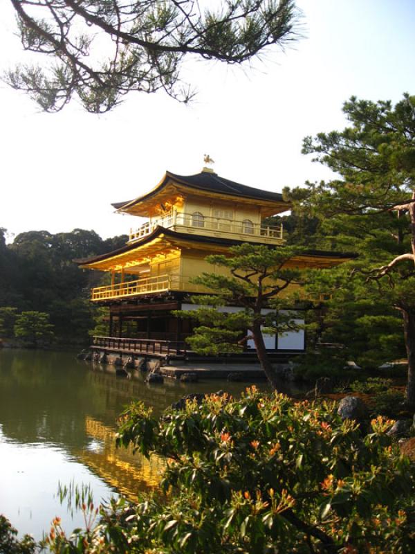 Templo de Kinkakuji, Kioto, Prefectura, Honshu, Ja...