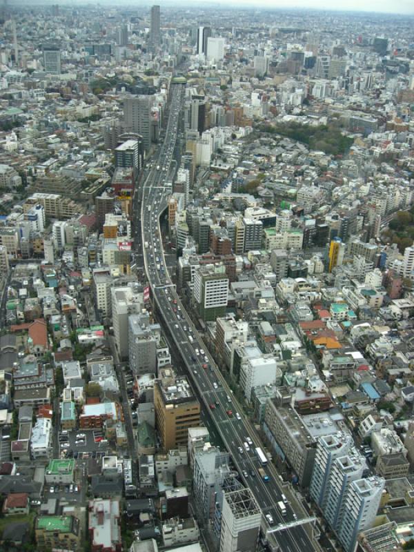 Panoramica de la Ciudad de Tokio, Japon, Este de A...