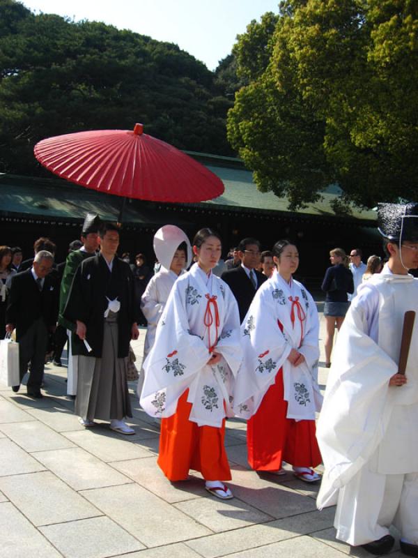 Boda Tradicional en el Santuario Meiji, Yoyogi, To...