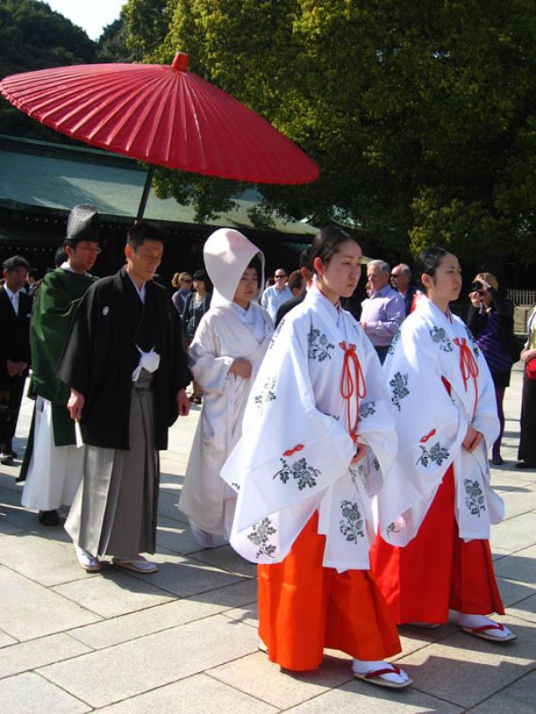 Boda Tradicional en el Santuario Meiji, Yoyogi, To...