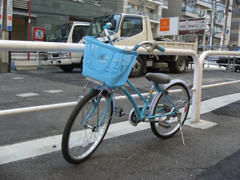 Bicicleta en Tokio, Japon, Este de Asia