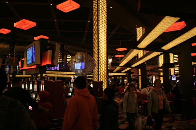 Interior de un Casino, Las Vegas, Nevada, Estados ...