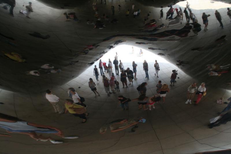 Puerta de Nube, Chicago, Illinois, Estados Unidos,...