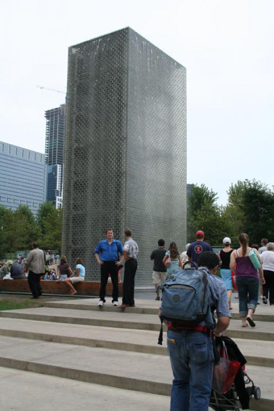 Fuente de la Corona, Chicago, Illinois, Estados Un...