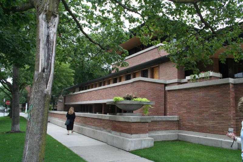 Casa Robie, Chicago, Illinois, Estados Unidos, Ame...