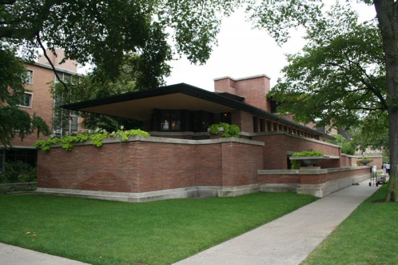 Casa Robie, Chicago, Illinois, Estados Unidos, Ame...