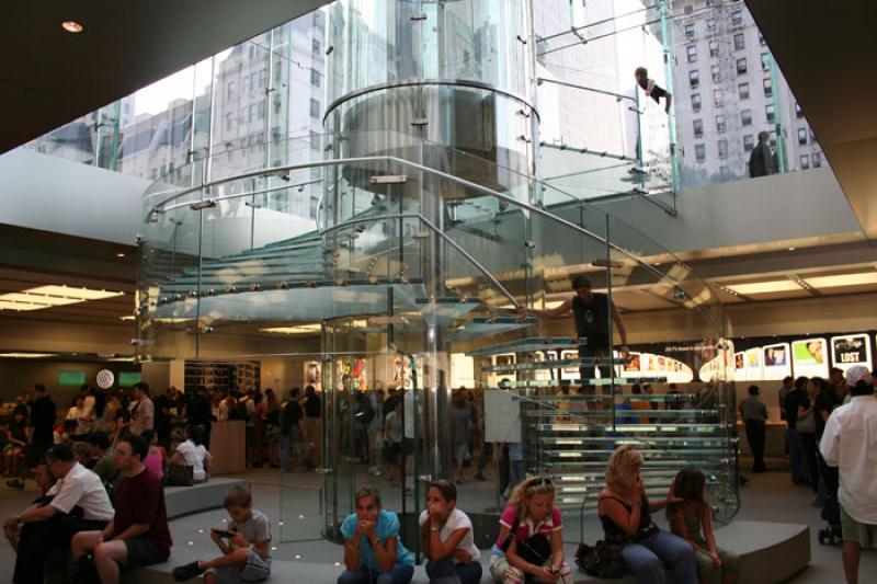 Apple Store, Manhattan, Nueva York, Estados Unidos...