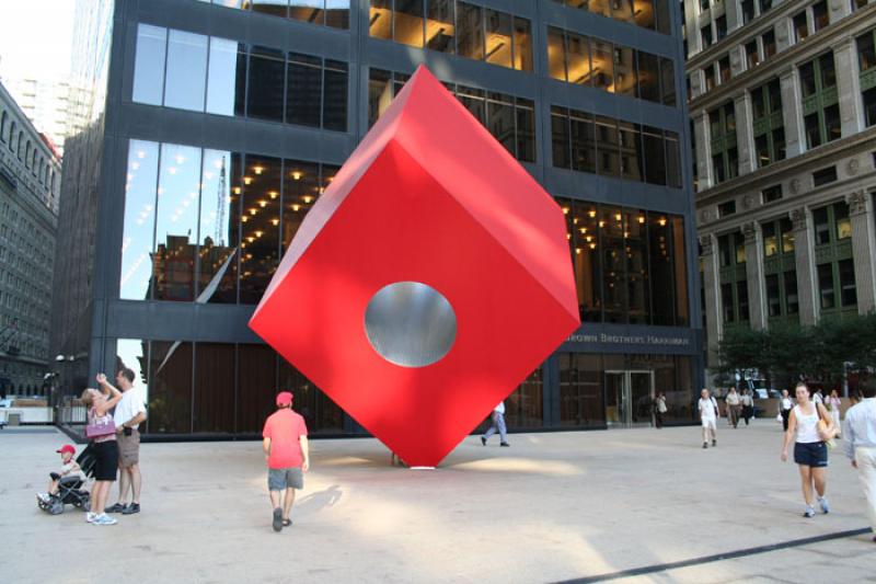 Red Cube, 140 Broadway, Nueva York, Estados Unidos...