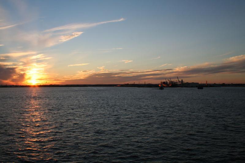 Embarcacion en el Mar, Nueva York, Estados Unidos,...