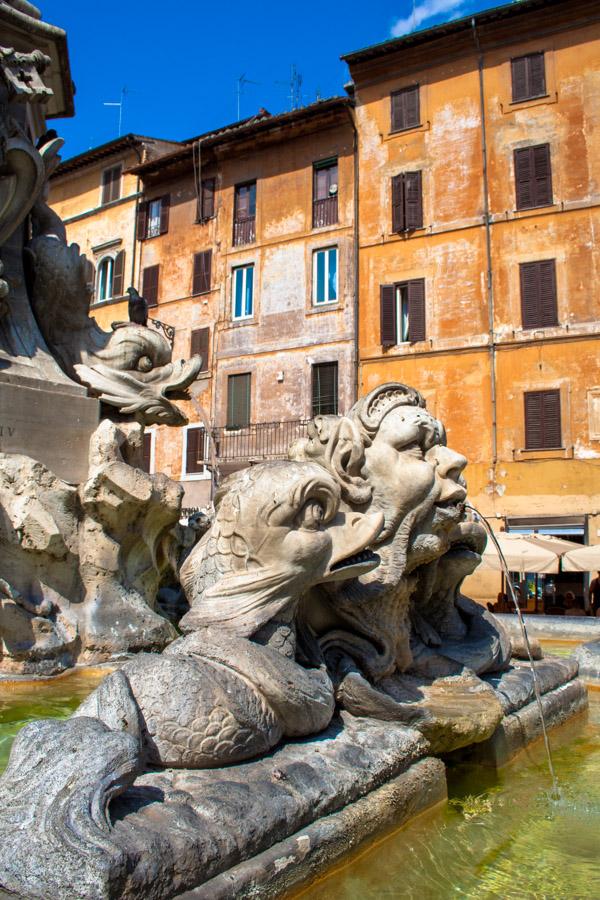 Fuente de los Cuatro Rios, Plaza Navona, Roma, Laz...