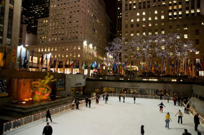 Pista de Hielo en el Rockefeller Center, Midtown, ...