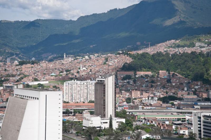 Panoramica de la Ciudad de Medellin, Antioquia, Co...