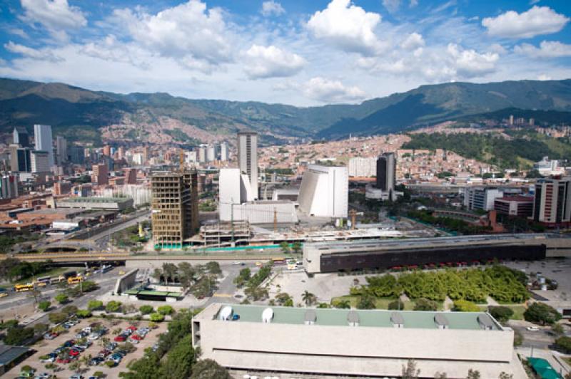 Panoramica de la Ciudad de Medellin, Antioquia, Co...