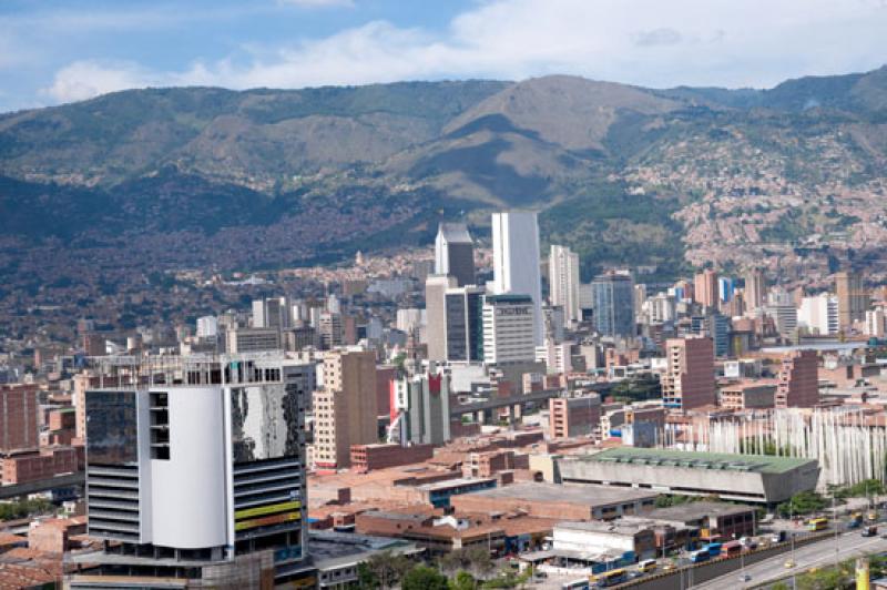 Panoramica de la Ciudad de Medellin, Antioquia, Co...