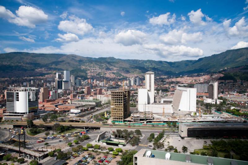 Panoramica de la Ciudad de Medellin, Antioquia, Co...