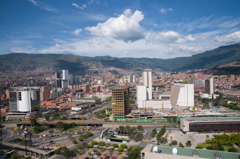 Panoramica de la Ciudad de Medellin, Antioquia, Co...