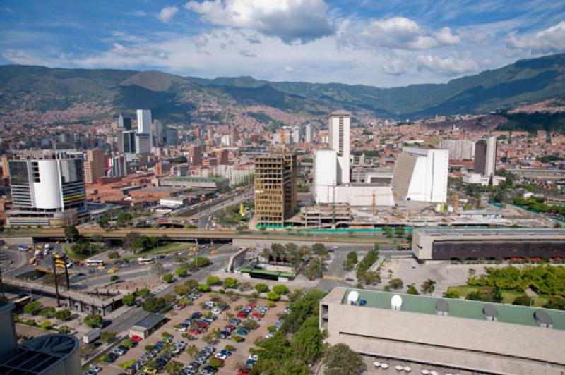 Panoramica de la Ciudad de Medellin, Antioquia, Co...