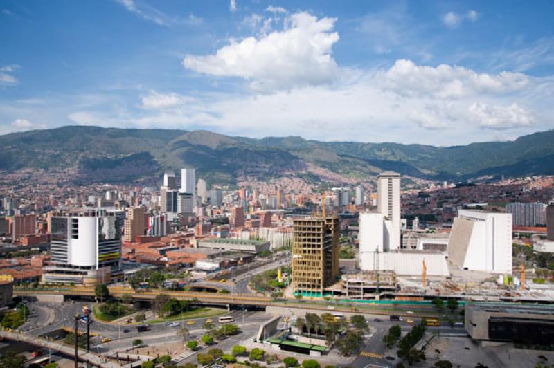 Panoramica de la Ciudad de Medellin, Antioquia, Co...