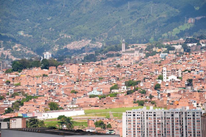 Panoramica de la Ciudad de Medellin, Antioquia, Co...