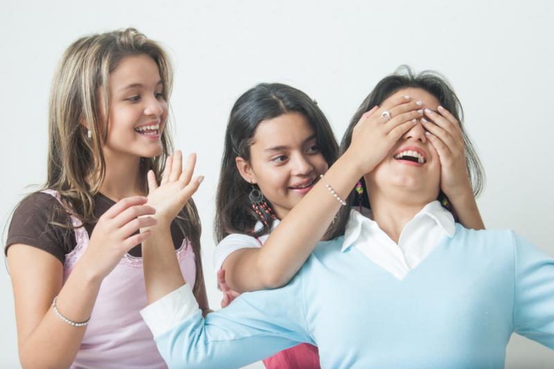 Mama con sus Hijas