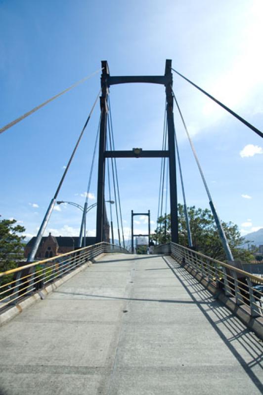 Puente Peatonal, Medellin, Antioquia, Colombia