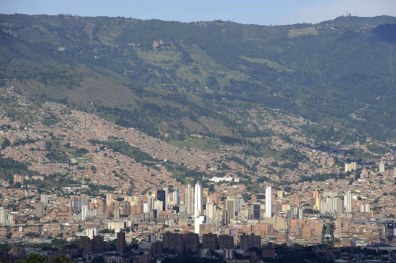 Panoramica de la Ciudad de Medellin, Antioquia, Co...