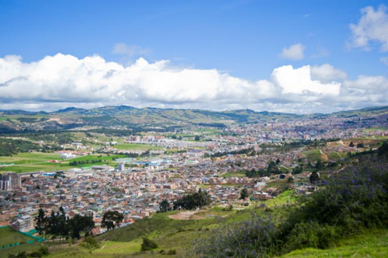 Panoramica de la Ciudad de Tunja, Boyaca, Colombia